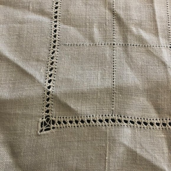 Battenburg Lace Dresser Scarf Set 3 Farmhouse Masculine - Picture 4 of 4